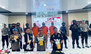 Polres Bengkalis Bongkar Peredaran 2 Kg Sabu dan Ratusan Butir Pil Ekstasi